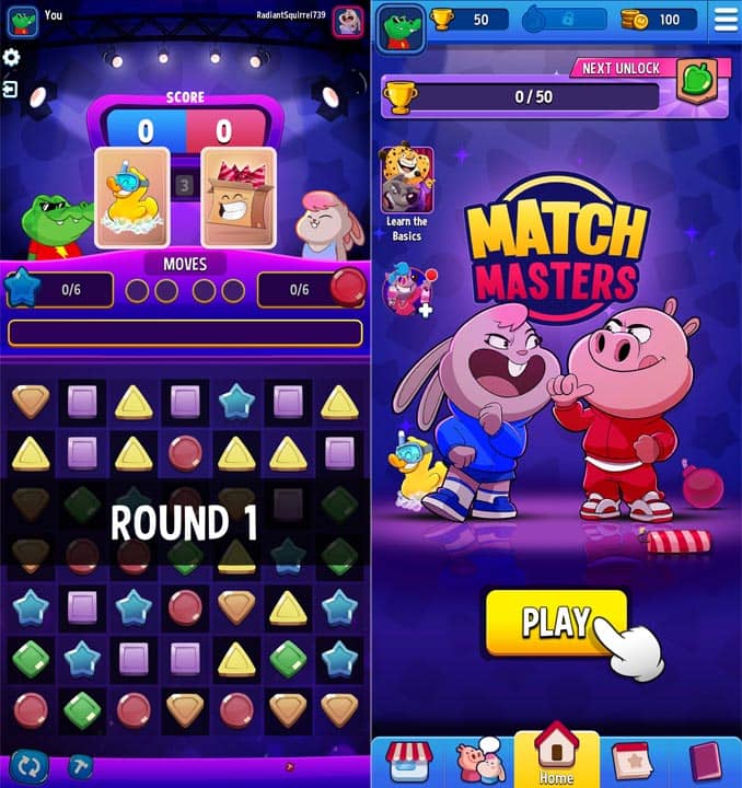 Official Match Masters Social Community Rewards